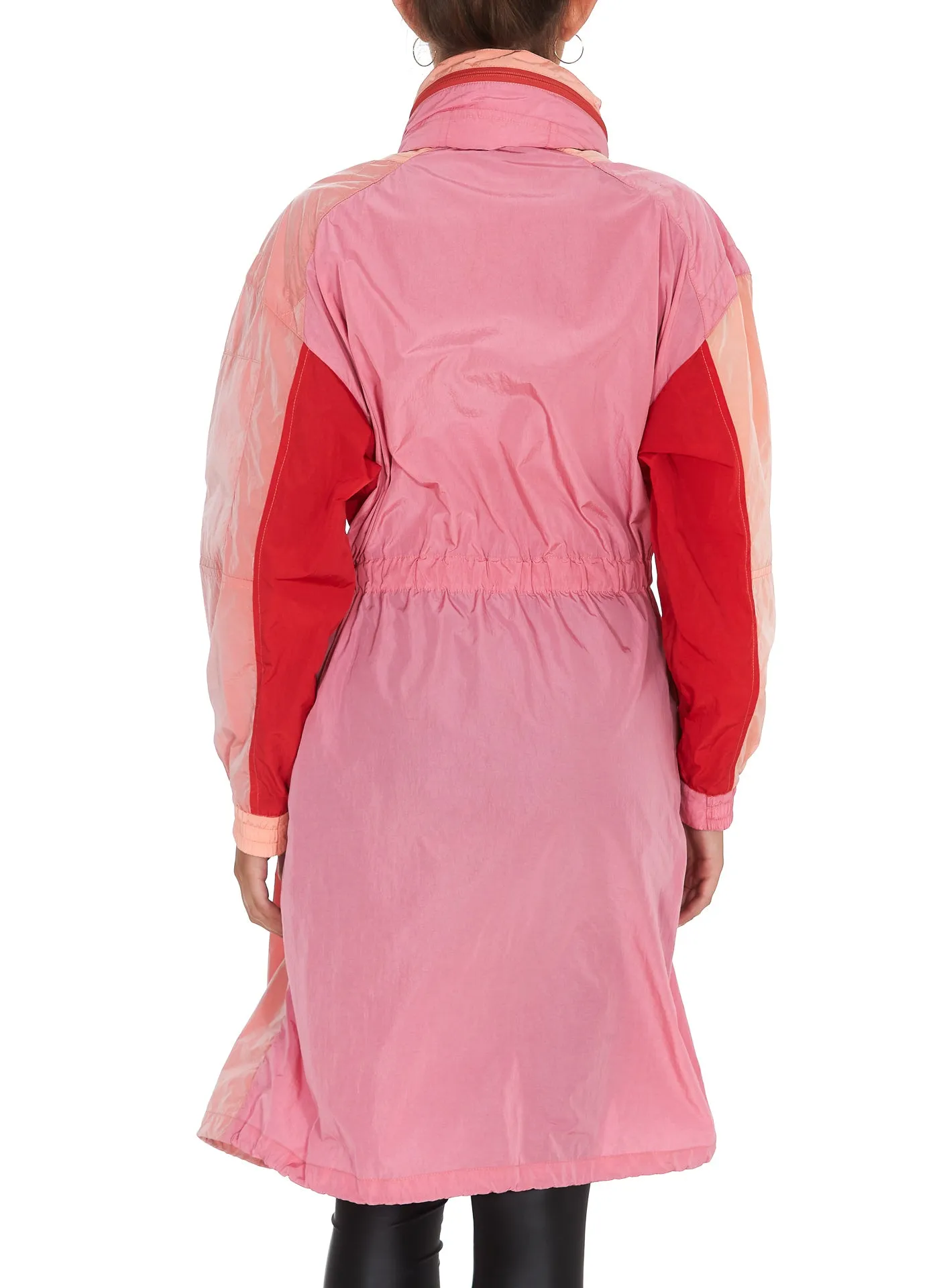 Stella McCartney Maia Colour-Block Belted Coat