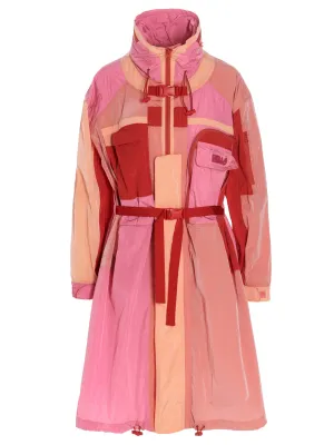 Stella McCartney Maia Colour-Block Belted Coat