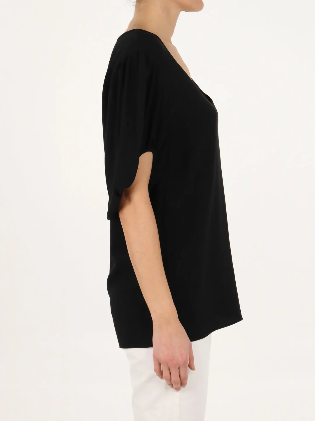 Stella McCartney Puff Sleeved Crewneck T-Shirt