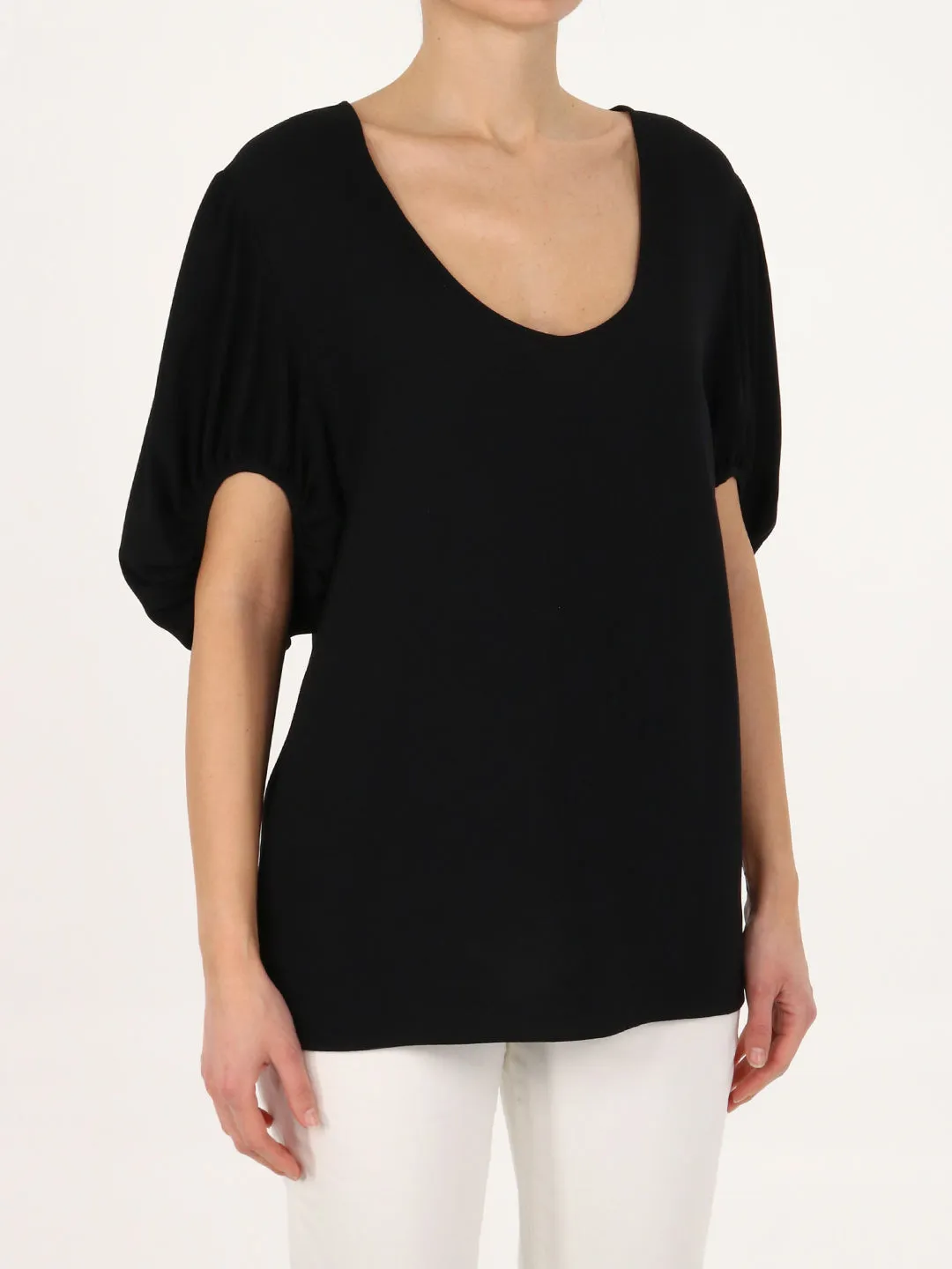 Stella McCartney Puff Sleeved Crewneck T-Shirt