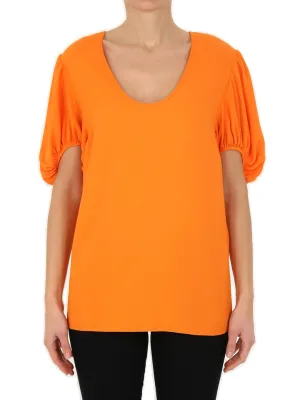 Stella McCartney Puff Sleeved Crewneck T-Shirt