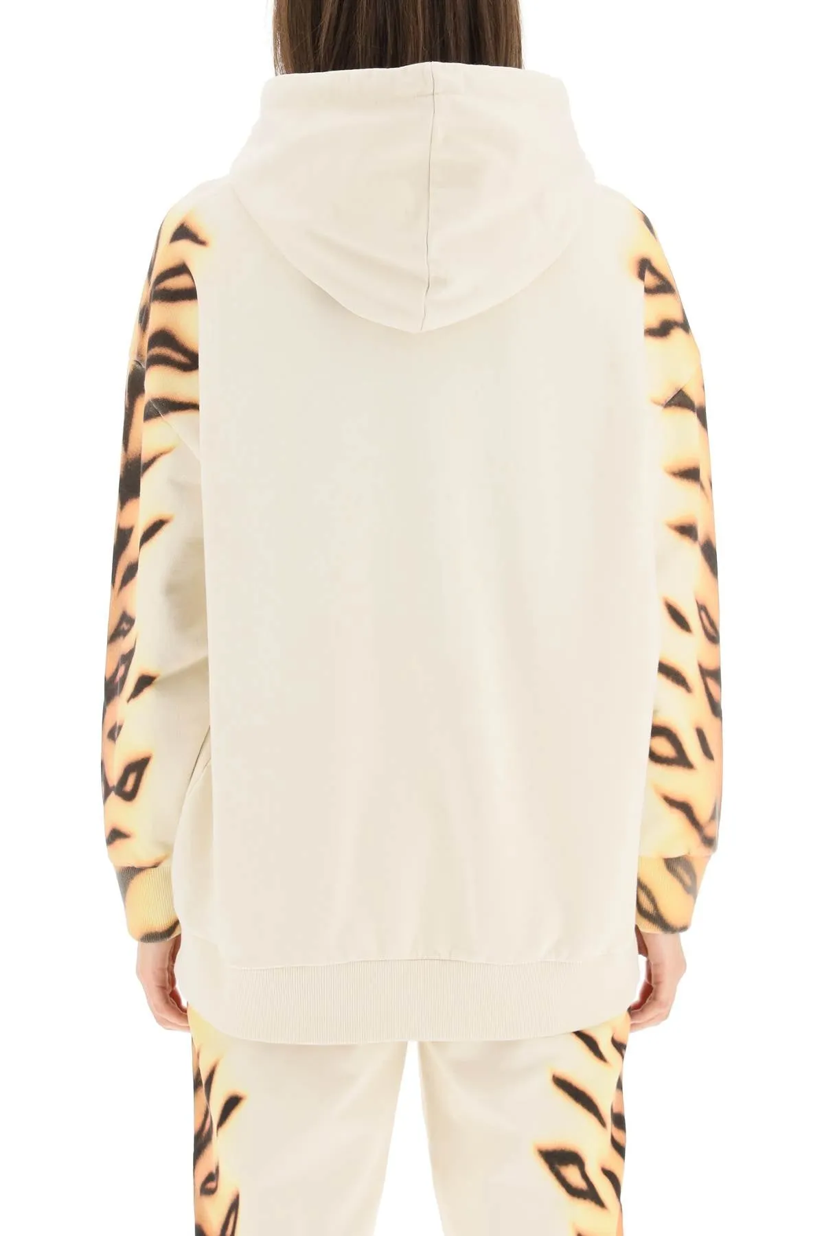 Stella McCartney Tiger Printed Drawstring Hoodie
