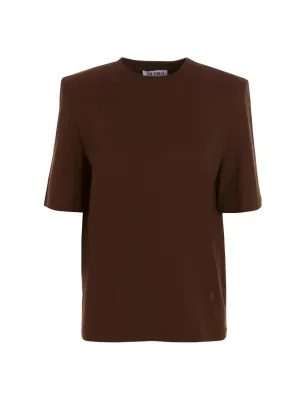The Attico Crewneck Short-Sleeved T-Shirt