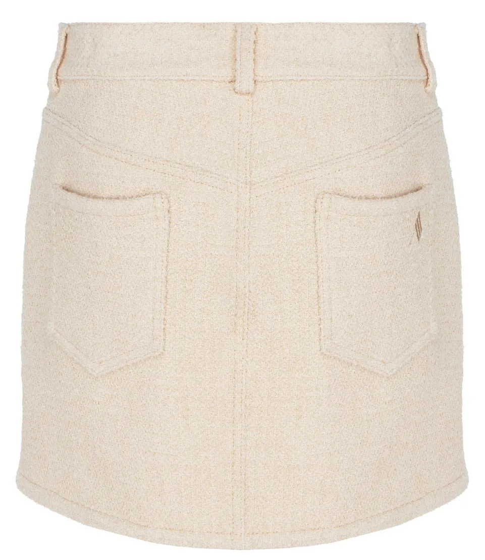 The Attico Dean Pointed Hem Mini Skirt