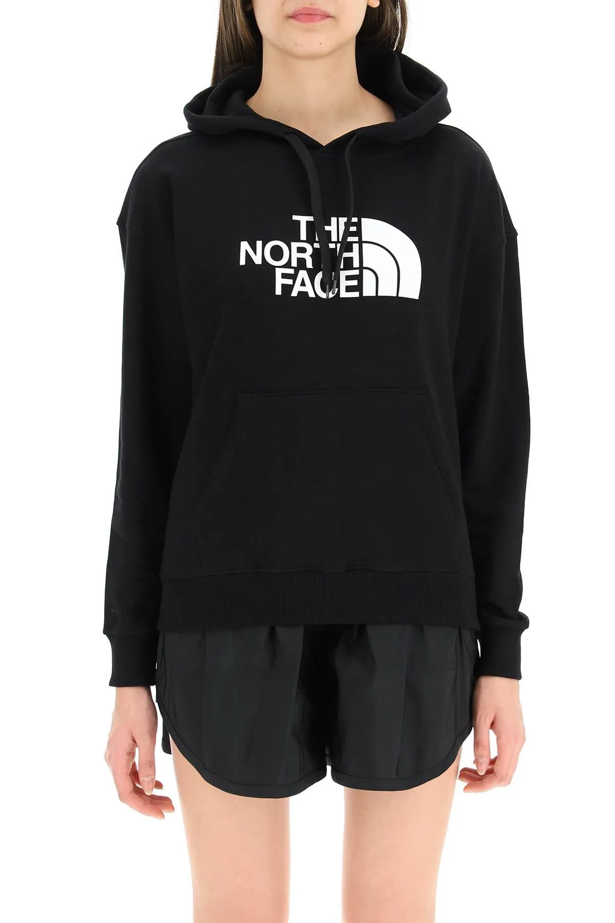 The North Face Logo Printed Drawstring Hoodie