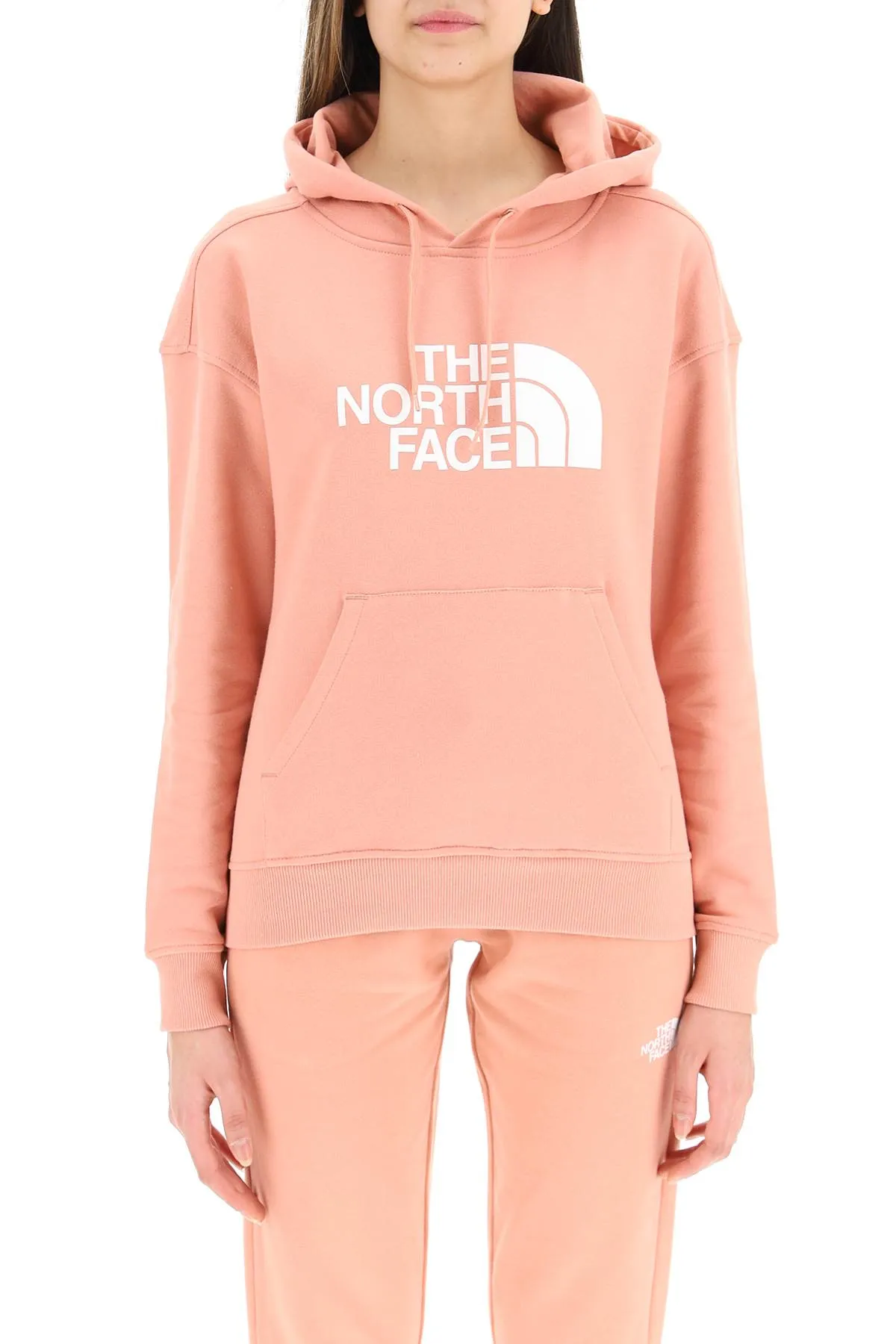 The North Face Logo Printed Drawstring Hoodie