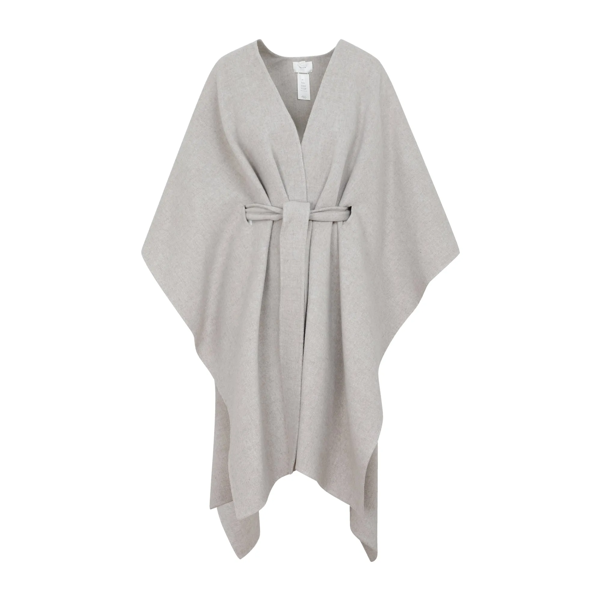 The Row Toba Tie-Waist Wrapped Coat