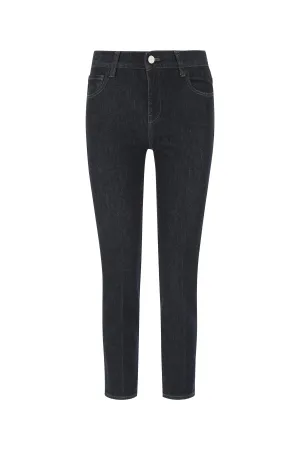 Theory Treeca Classic Slim Fit Washed Jeans