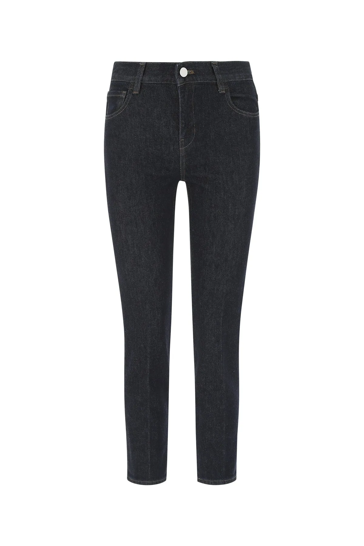 Theory Treeca Classic Slim Fit Washed Jeans