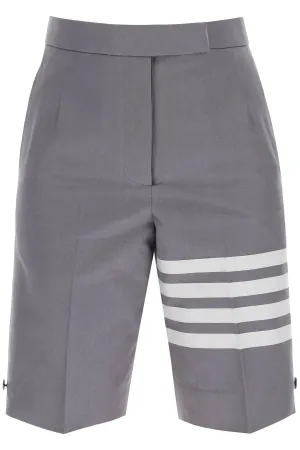 Thom Browne 4-Bar High Waisted Shorts