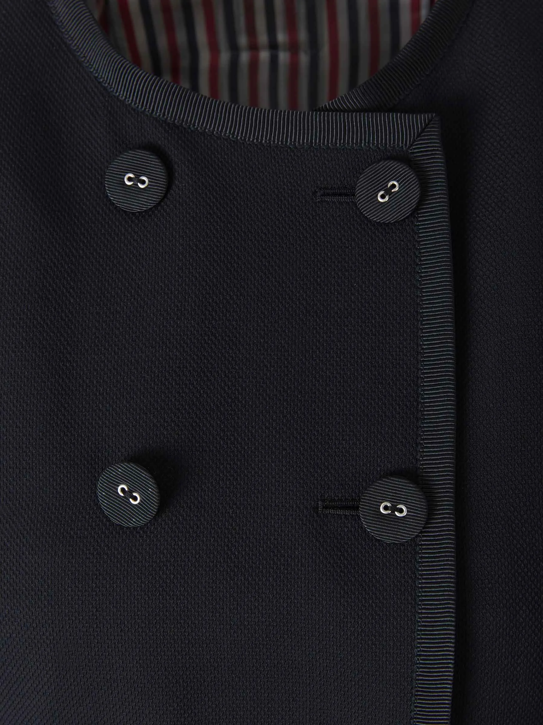 Thom Browne Button-Up Cropped Jacket