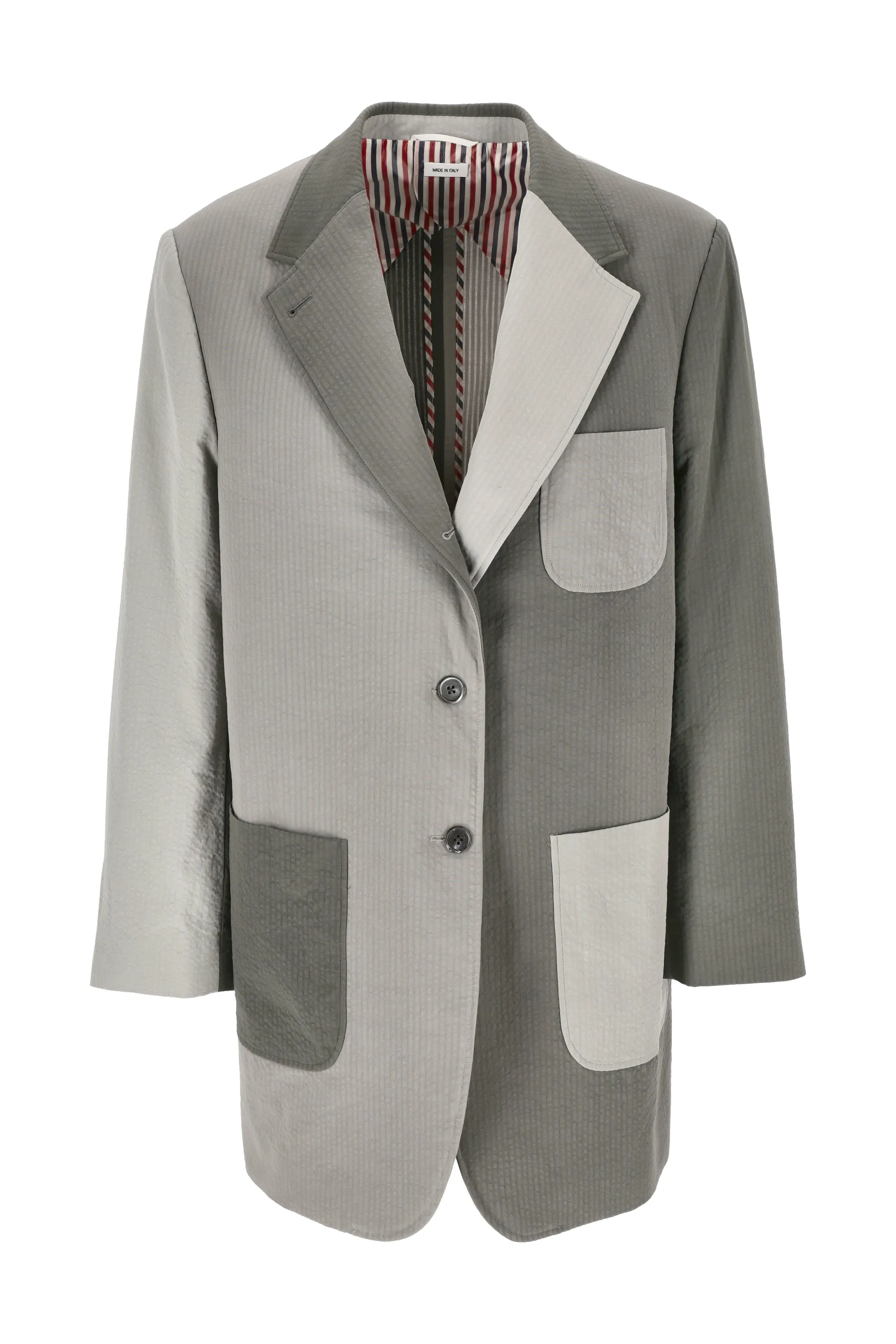 Thom Browne Fun-Mix Oversized Sack Sport Coat