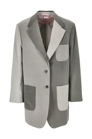 Thom Browne Fun-Mix Oversized Sack Sport Coat