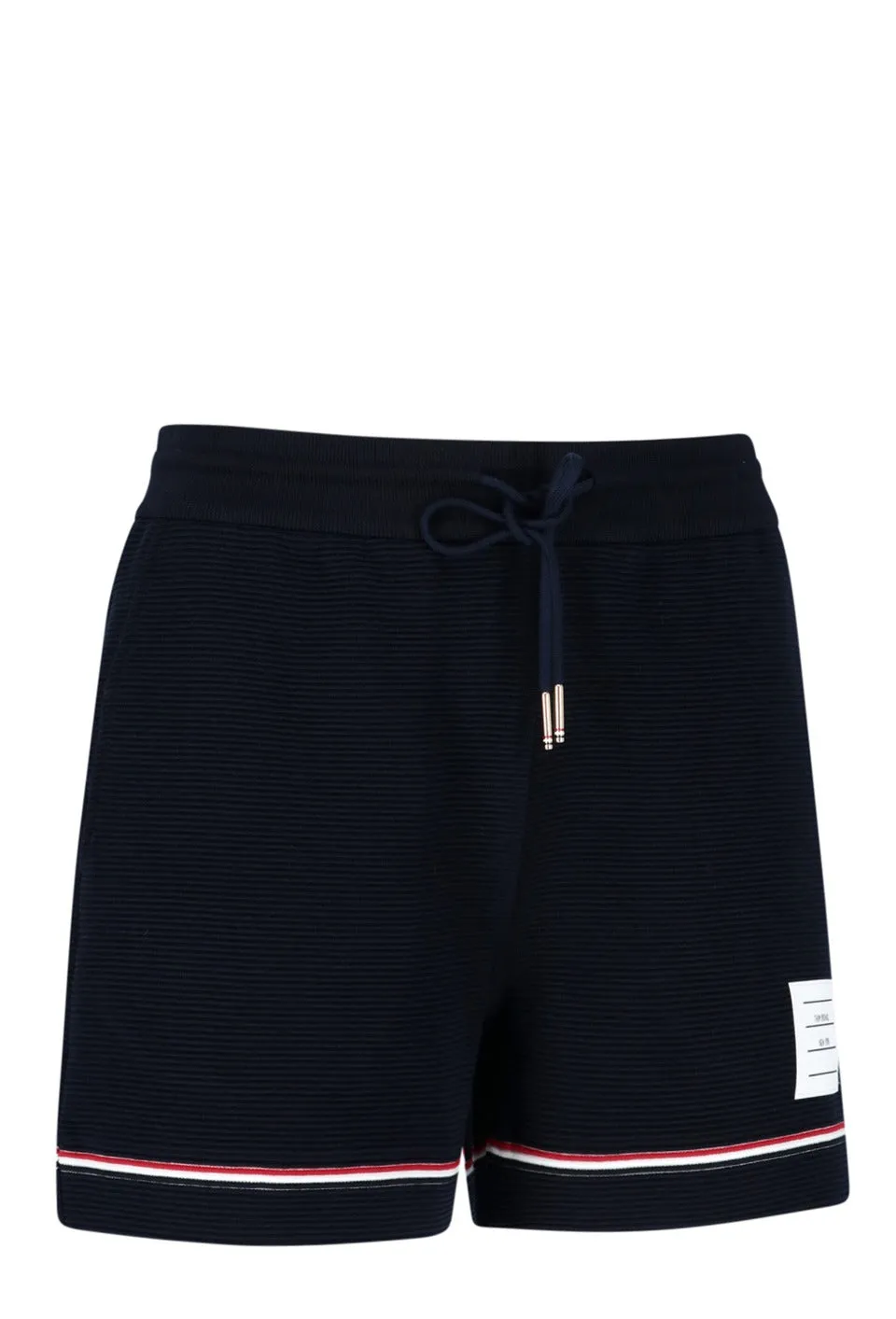 Thom Browne Logo Patch Drawstring Shorts