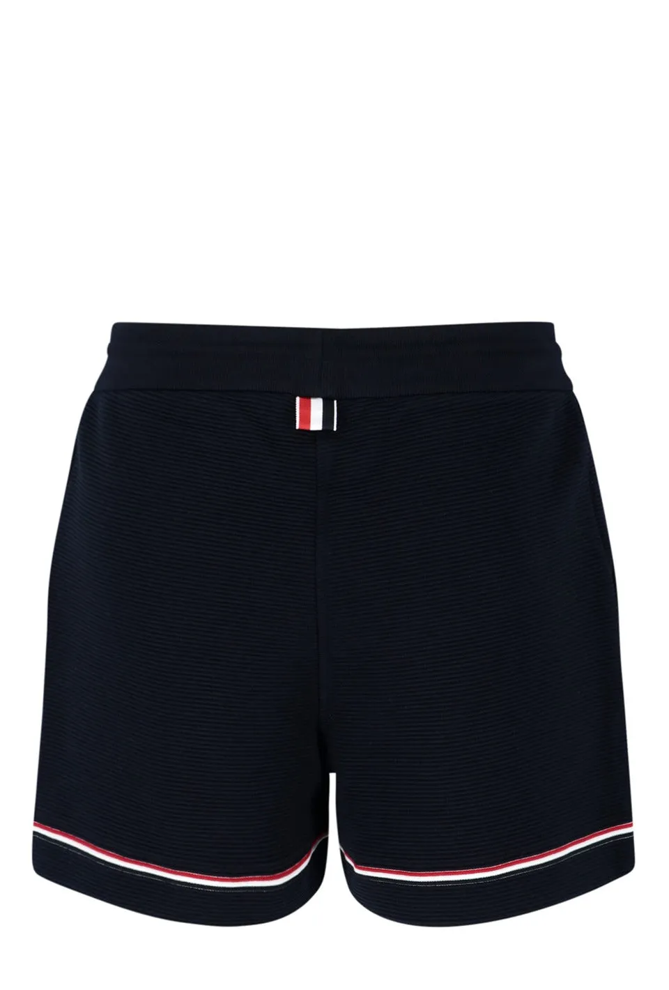 Thom Browne Logo Patch Drawstring Shorts