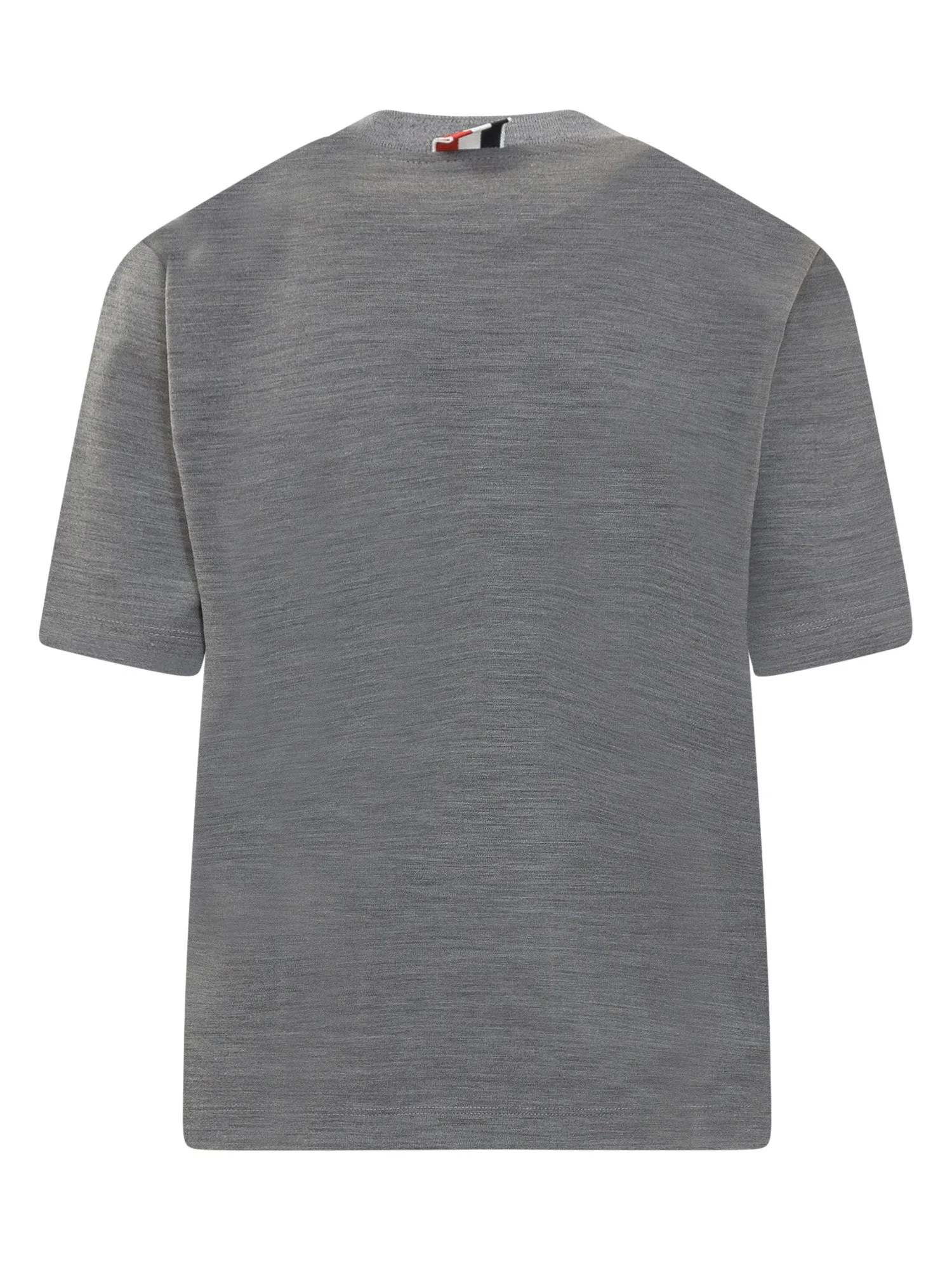 Thom Browne Logo Patch Short-Sleeved T-Shirt