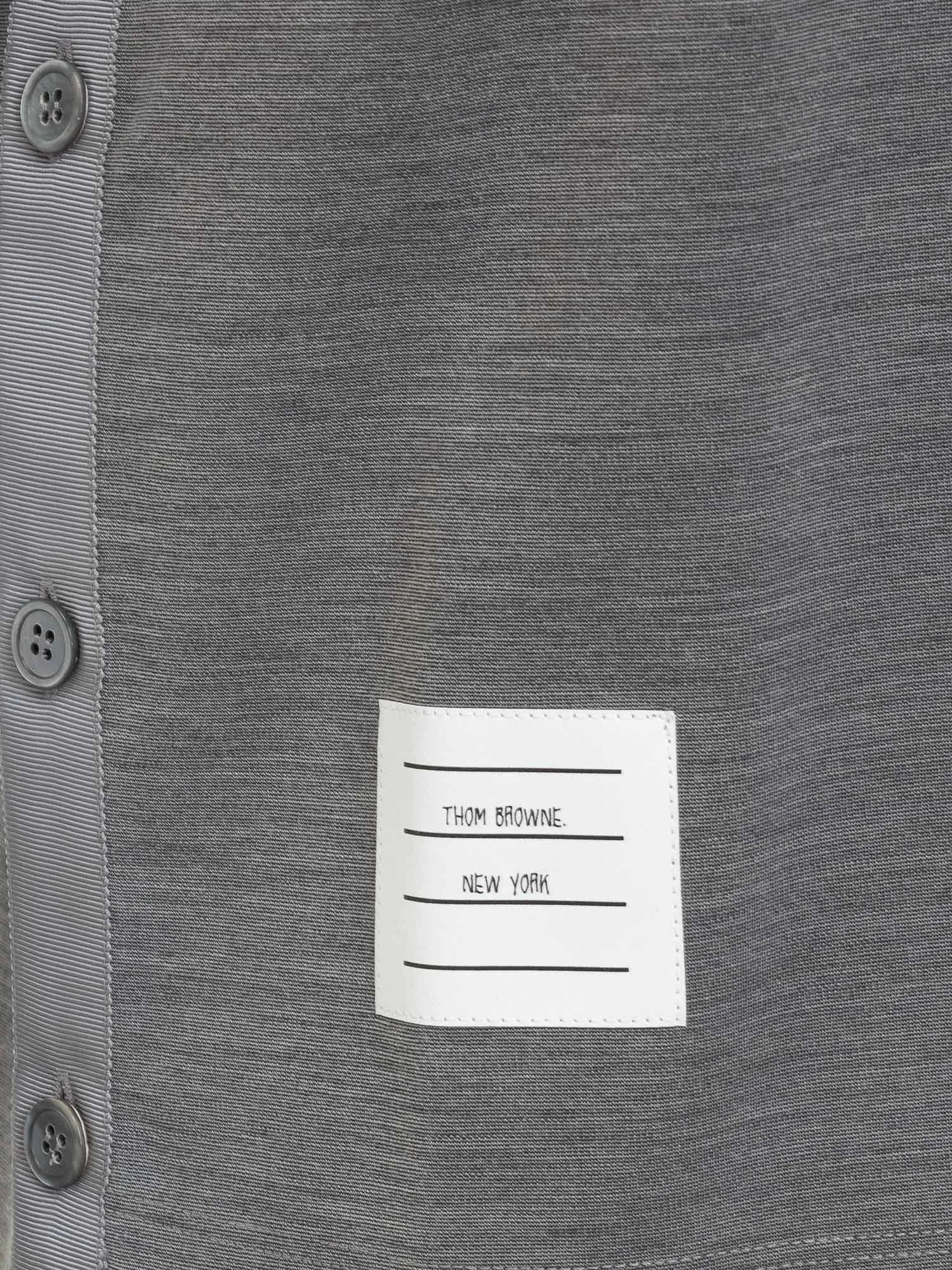 Thom Browne Logo Patch Short-Sleeved T-Shirt