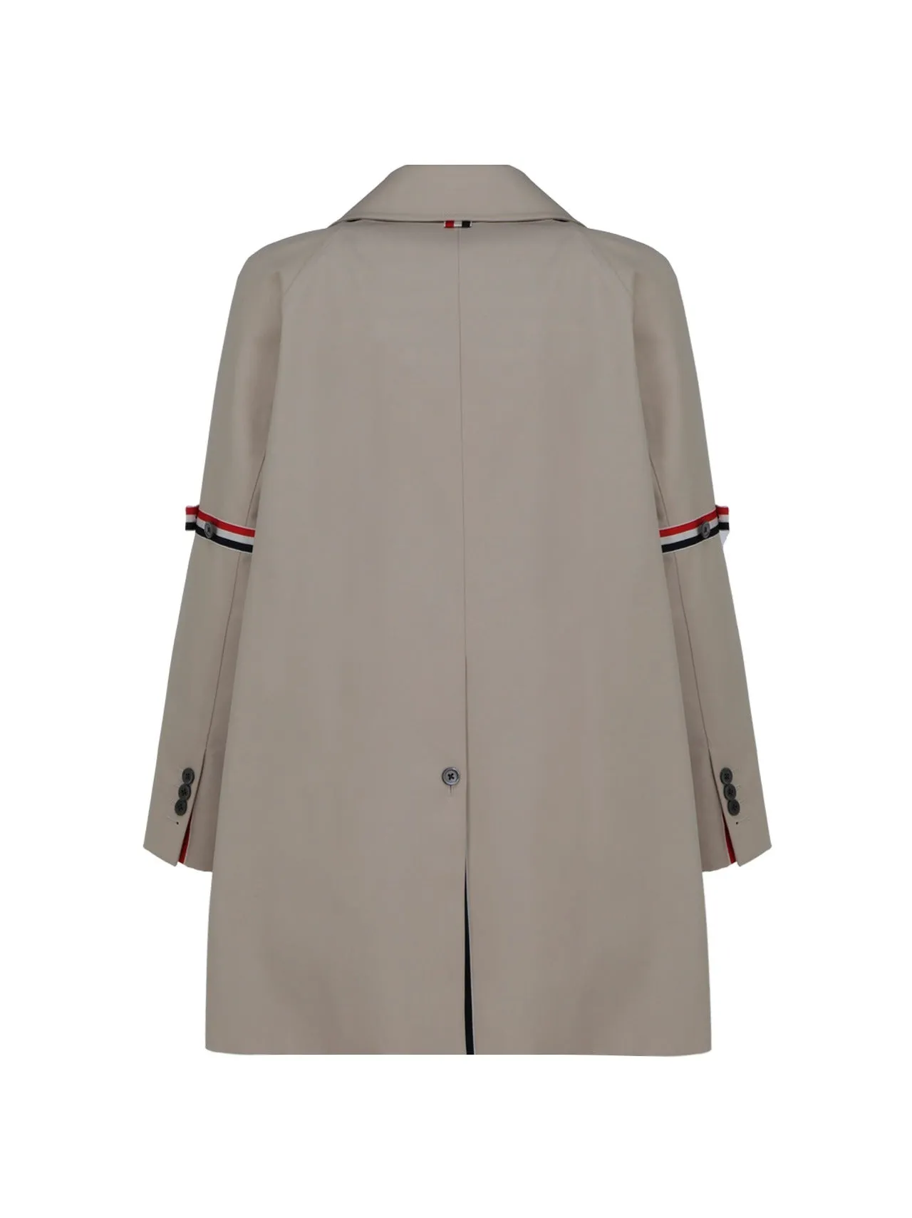 Thom Browne RWB Striped Single-Breasted Coat