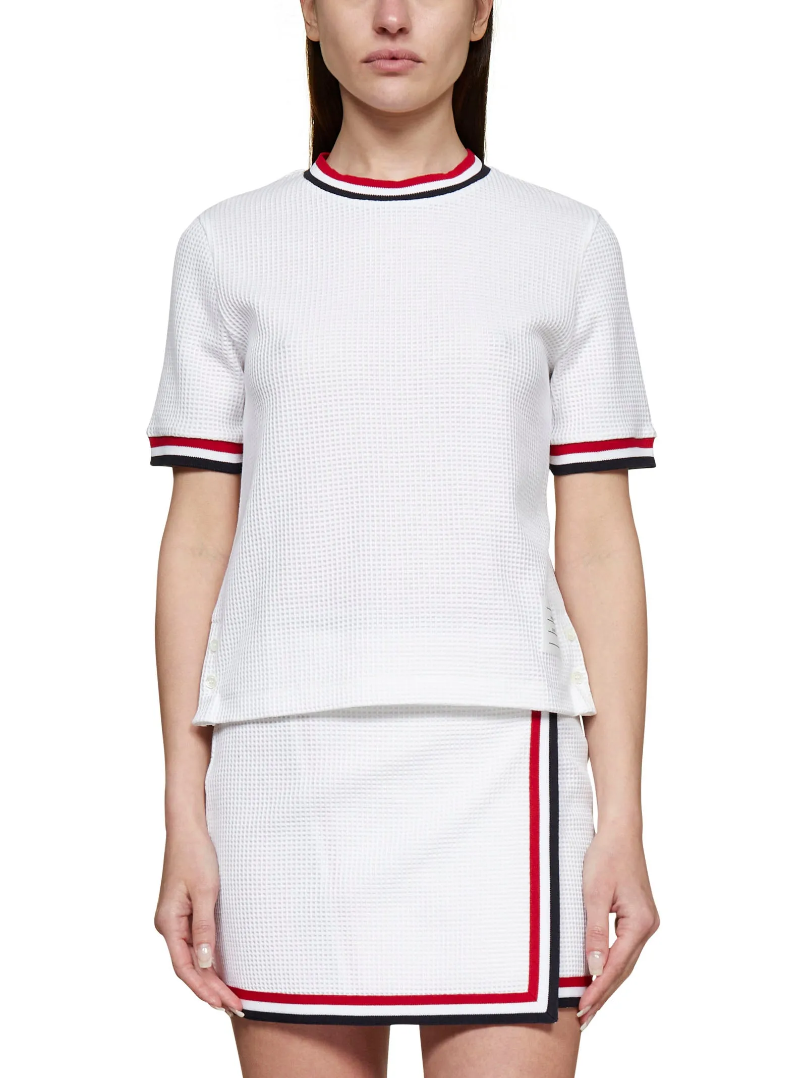 Thom Browne RWB Striped Wrap Skirt