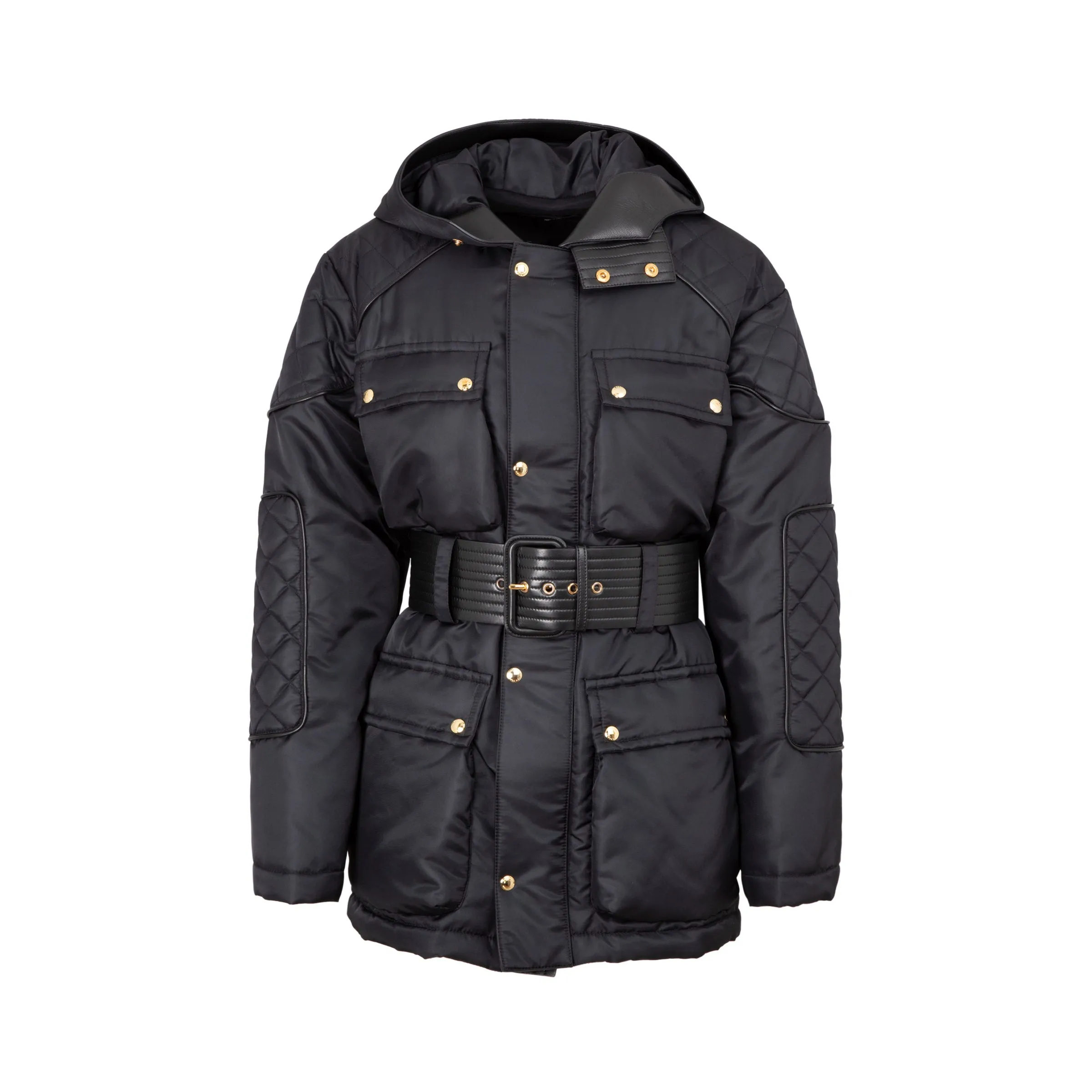 Tom Ford Quilted Belted Buttoned Jacket