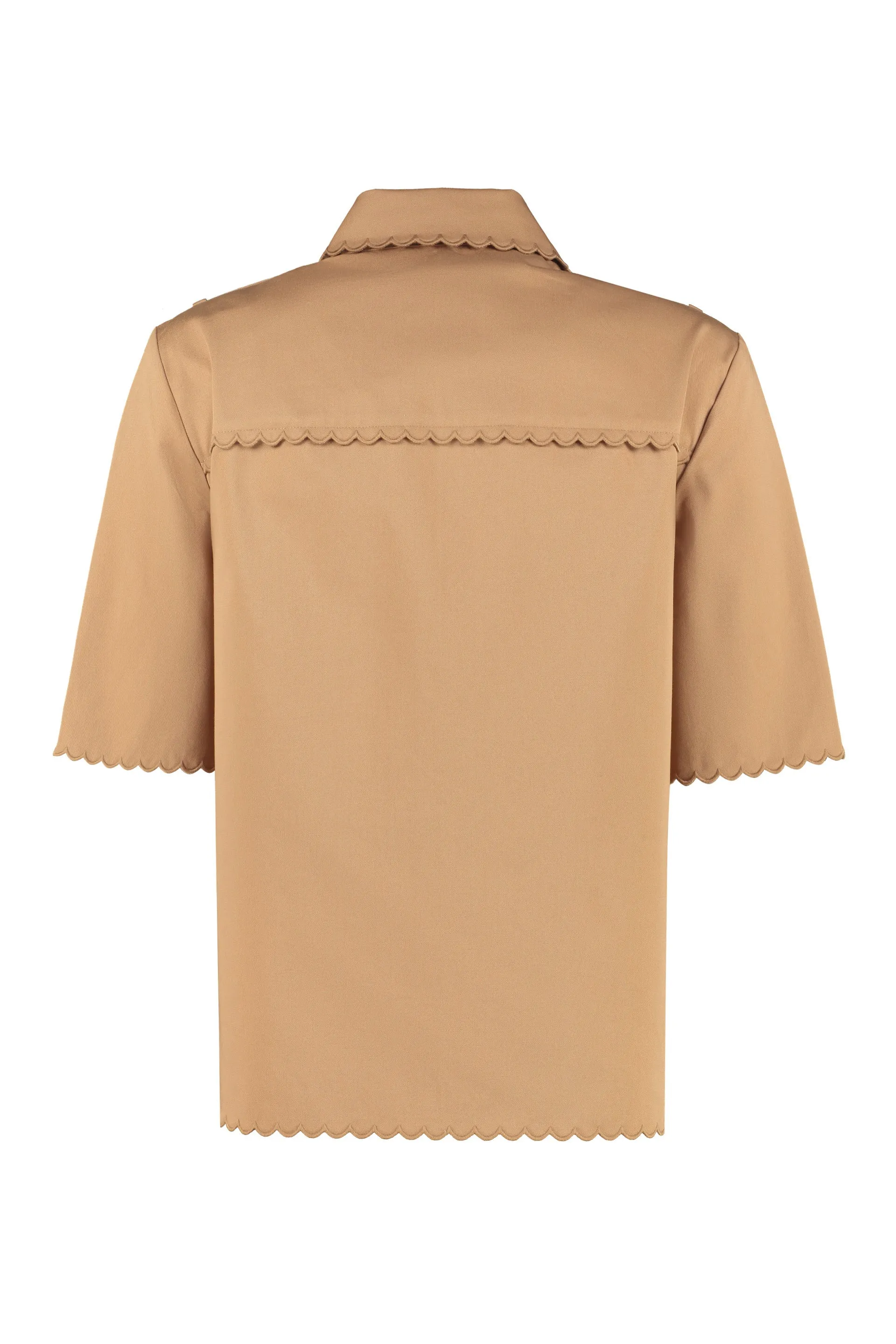 Tory Burch Short-Sleeved Safari Shirt