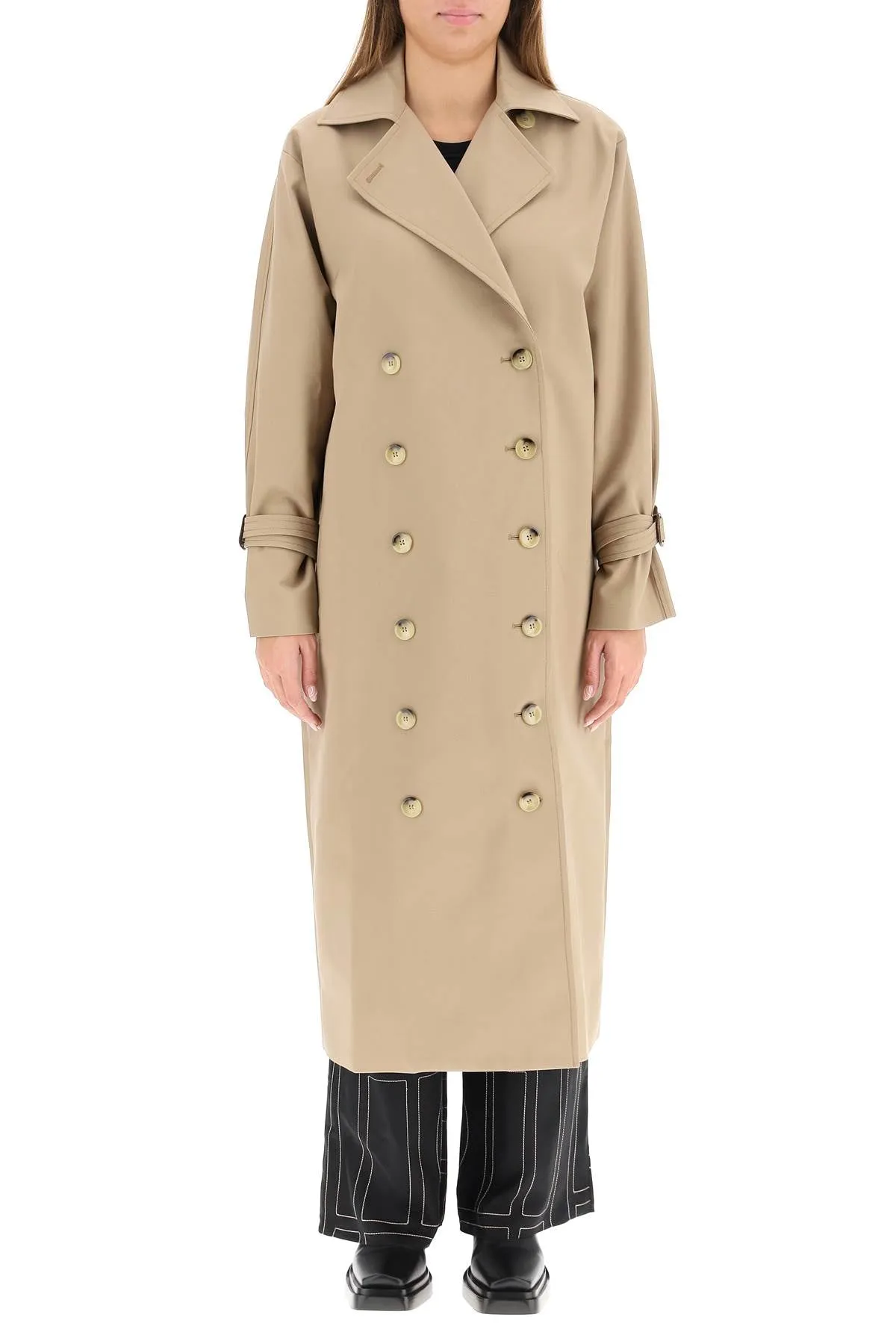 Totme Signature Double-Breasted Trench Coat