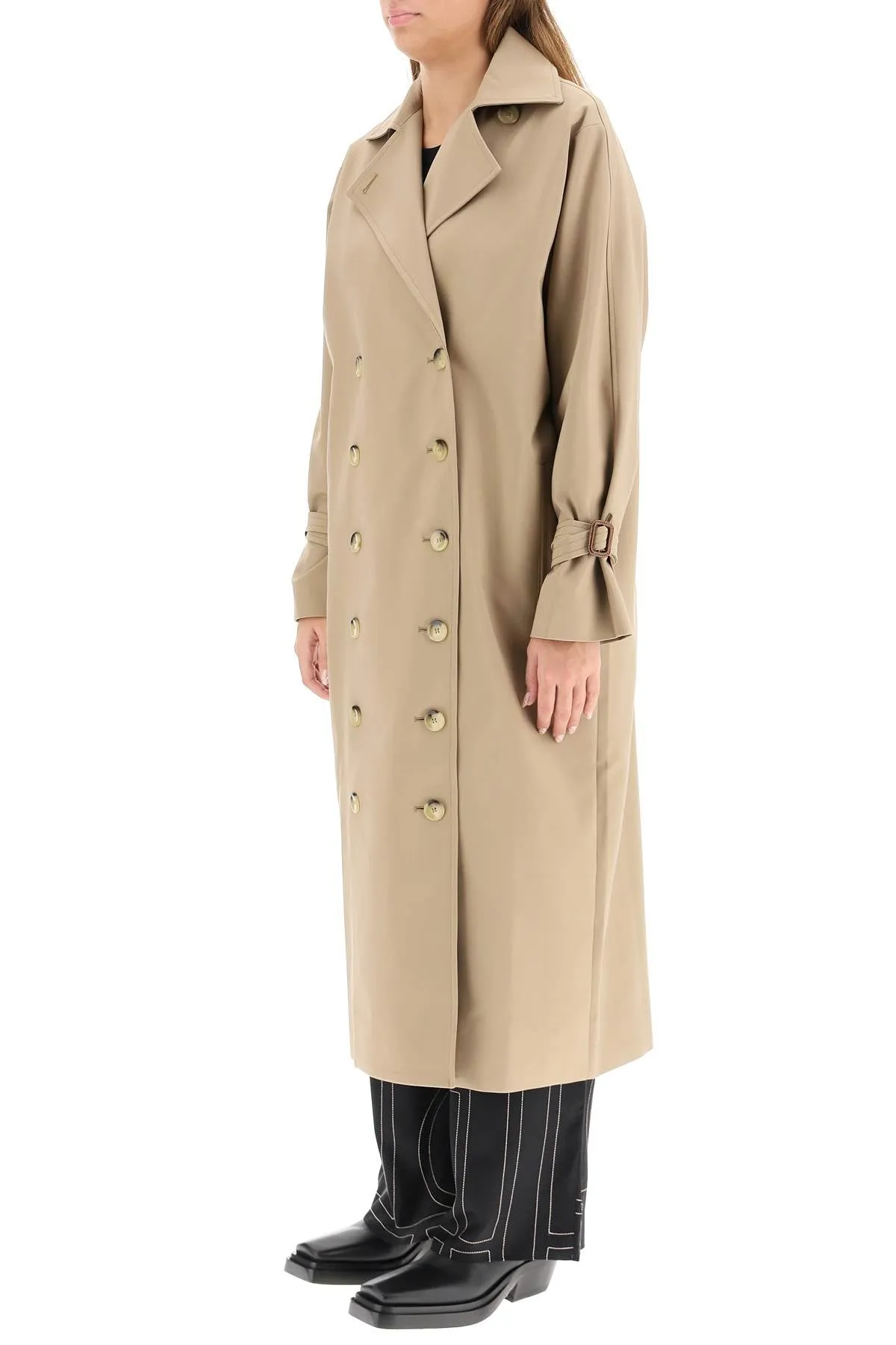 Totme Signature Double-Breasted Trench Coat