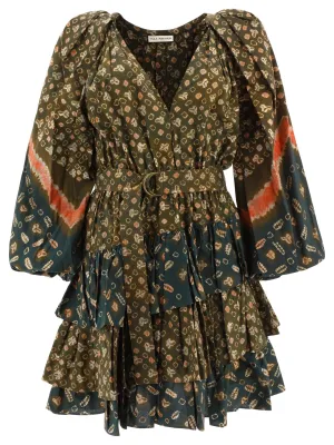 Ulla Johnson V-Neck Long Sleeved Dress
