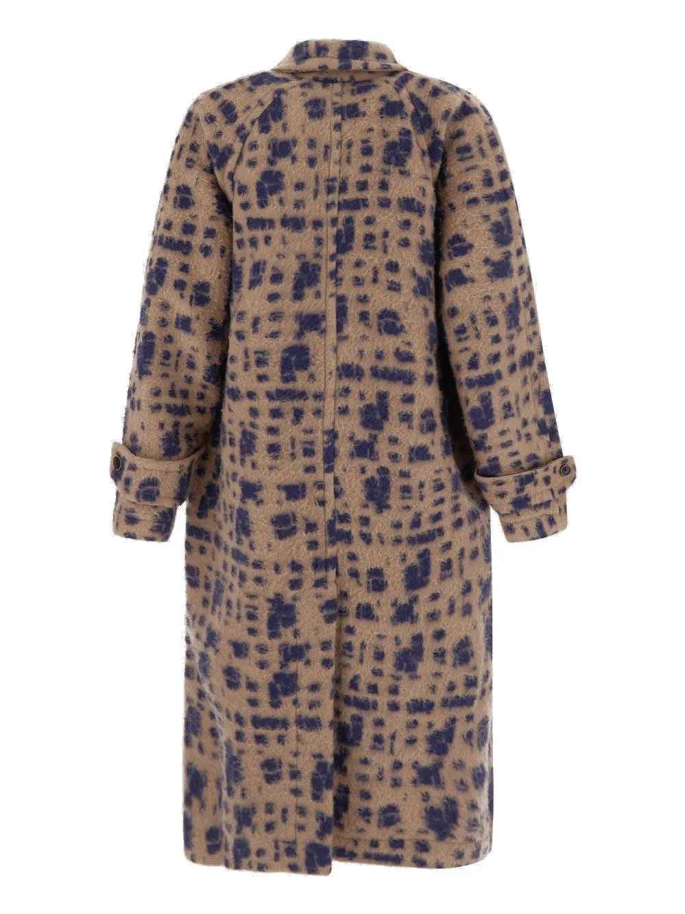Uma Wang Abstract Print Oversized Coat