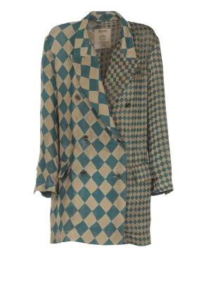 Uma Wang Double-Breasted Long-Sleeved Jacket