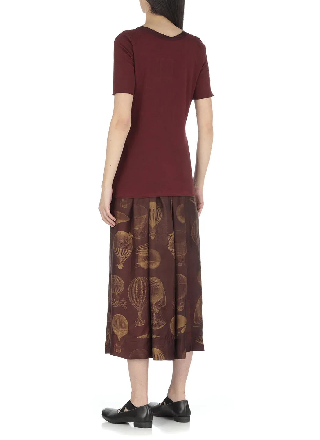 Uma Wang Round Neck Short Sleeve T-Shirt