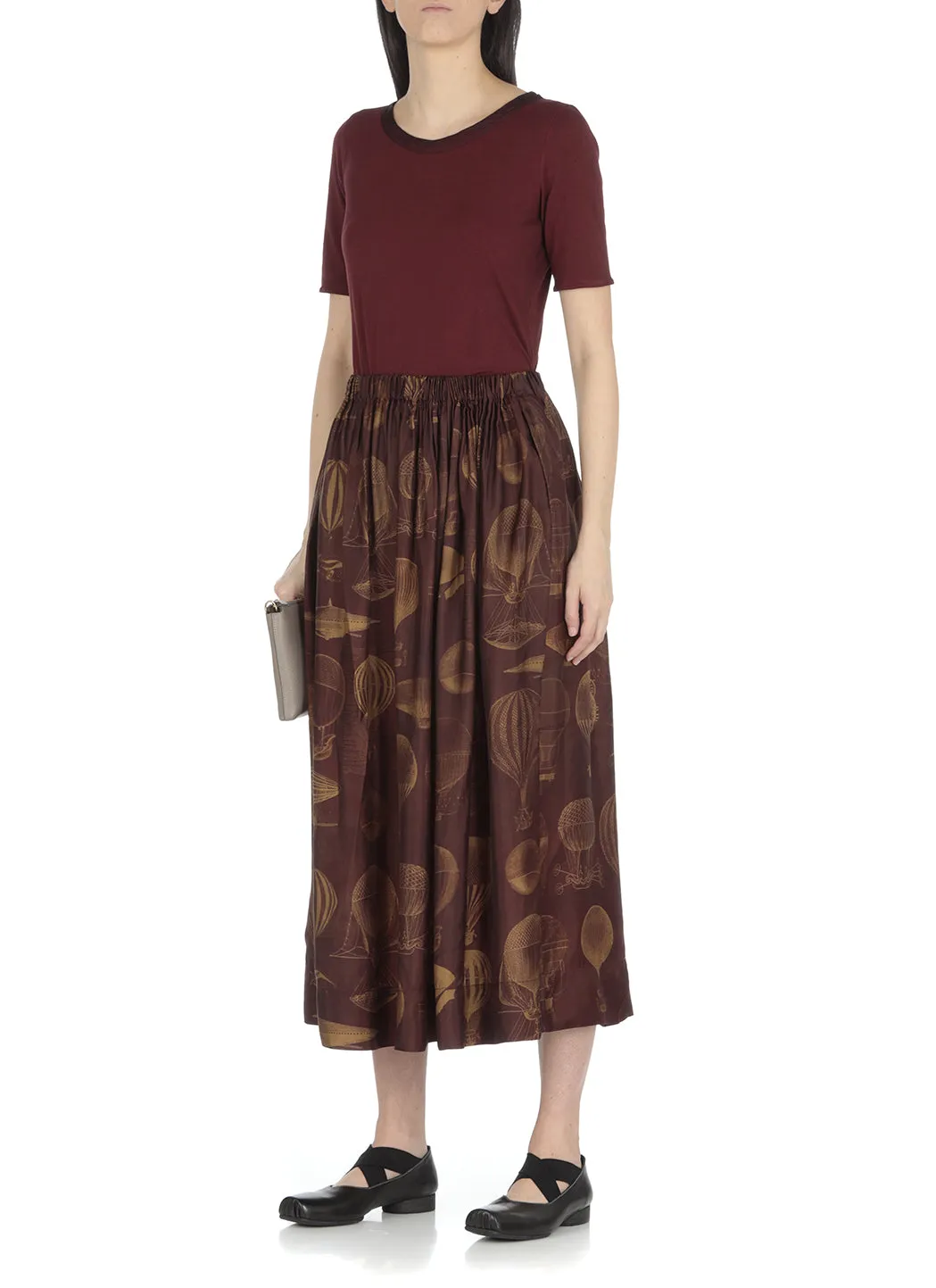 Uma Wang Round Neck Short Sleeve T-Shirt