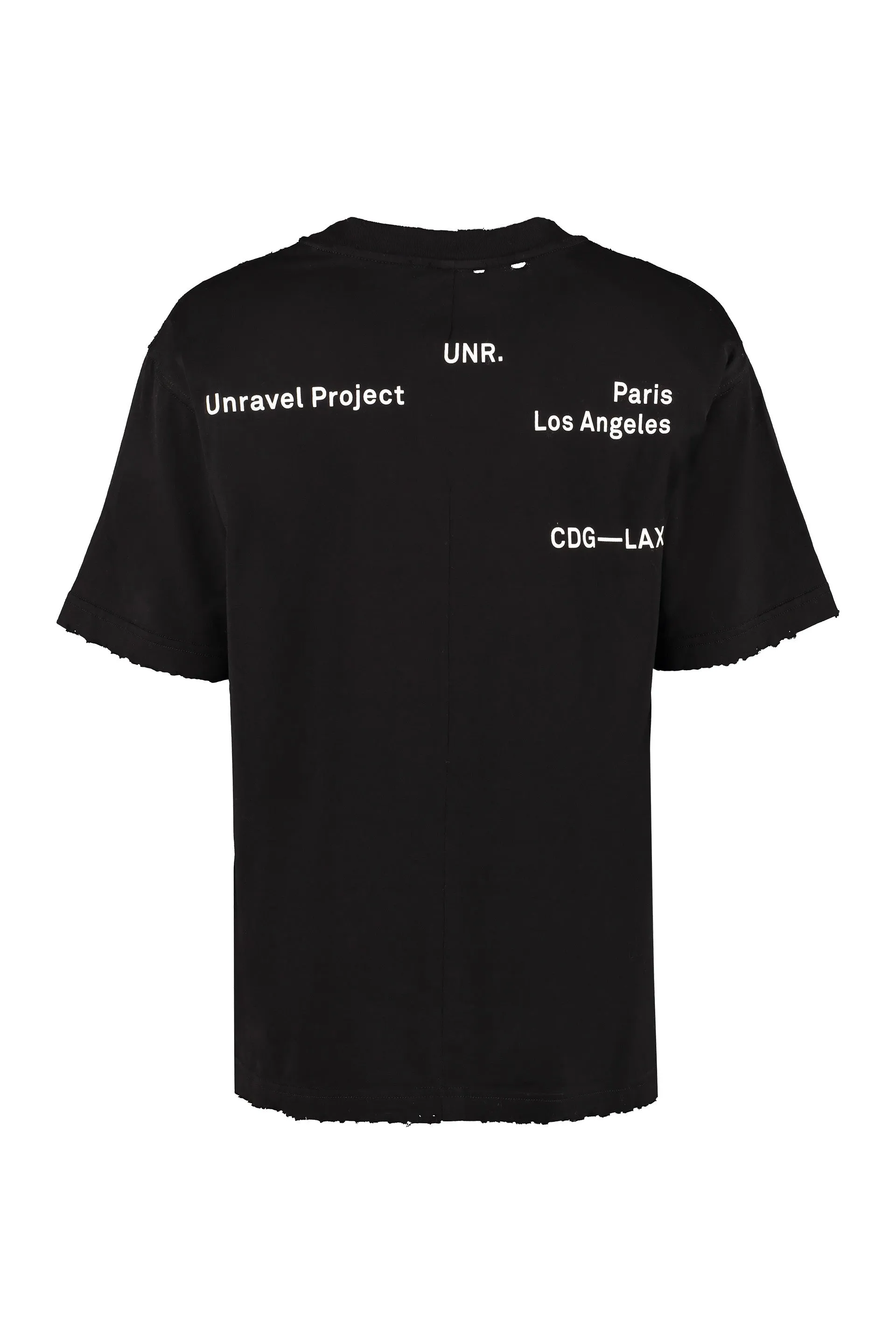Unravel Project Logo Print Crewneck T-Shirt