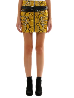 Unravel Project Python Print Mini Skirt