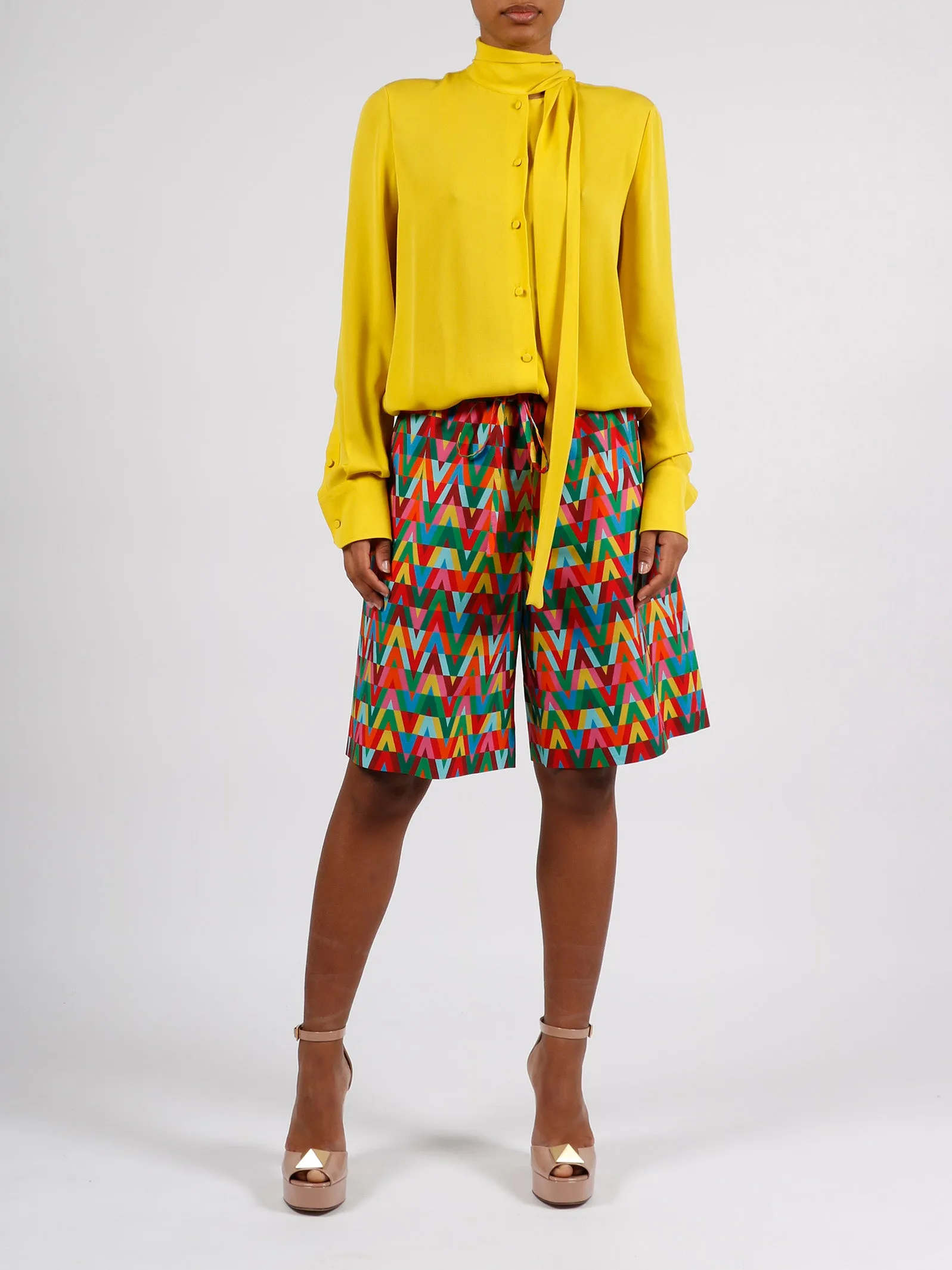 Valentino All-Over Printed Bermuda Shorts