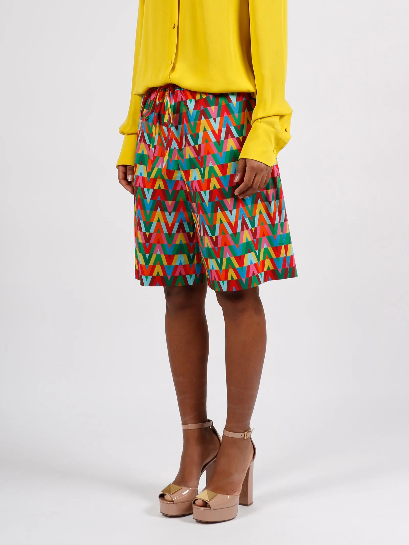 Valentino All-Over Printed Bermuda Shorts