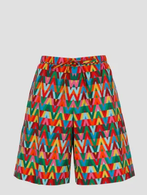 Valentino All-Over Printed Bermuda Shorts
