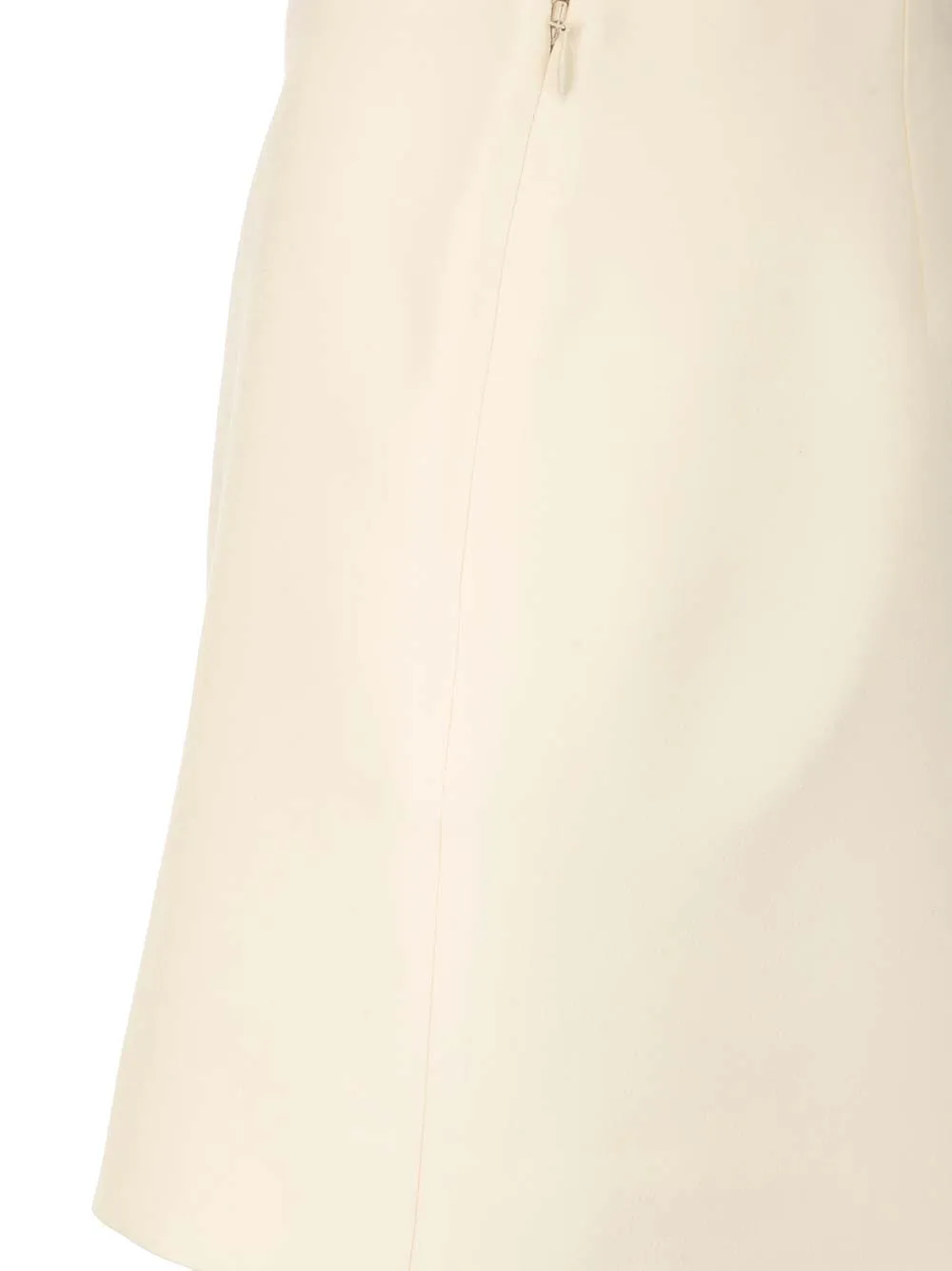 Valentino High Waist Zip-Up Skort