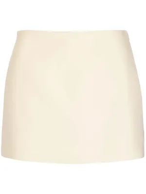 Valentino High Waist Zip-Up Skort
