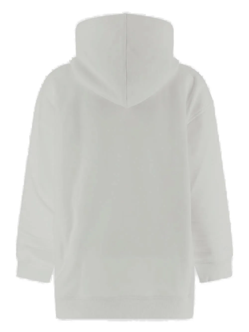 Valentino Logo Embossed Drawstring Hoodie