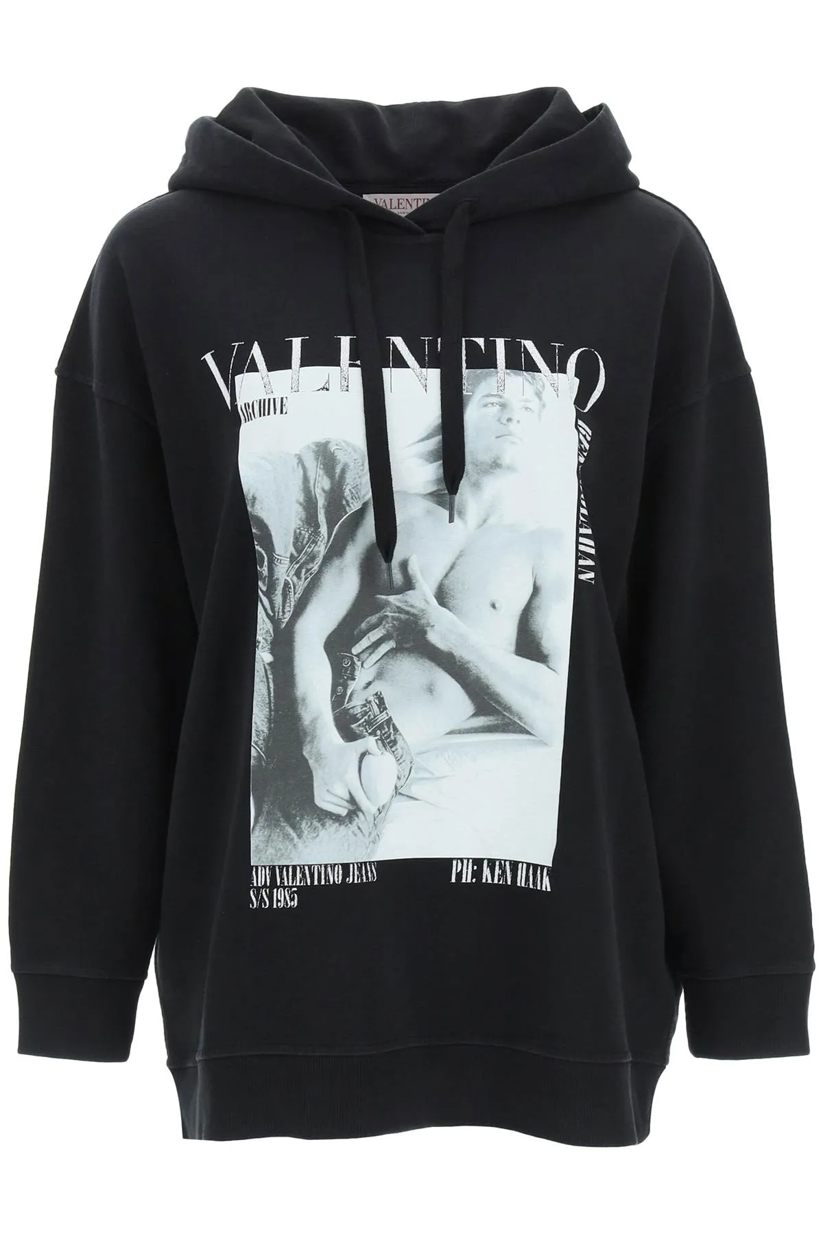 Valentino Photograph-Printed Drop Shoulder Hoodie