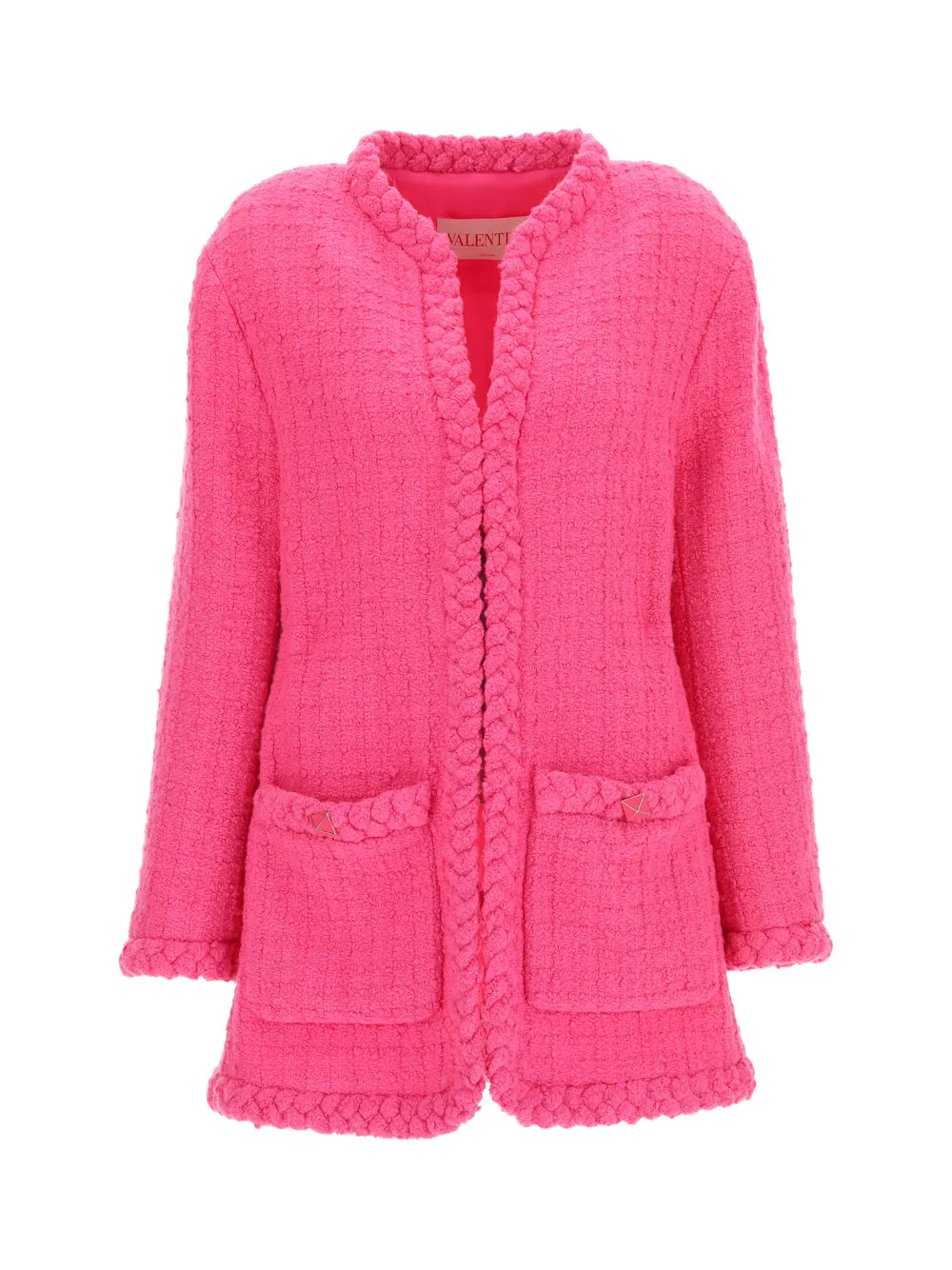 Valentino Straight Hem Long-Sleeved Jacket