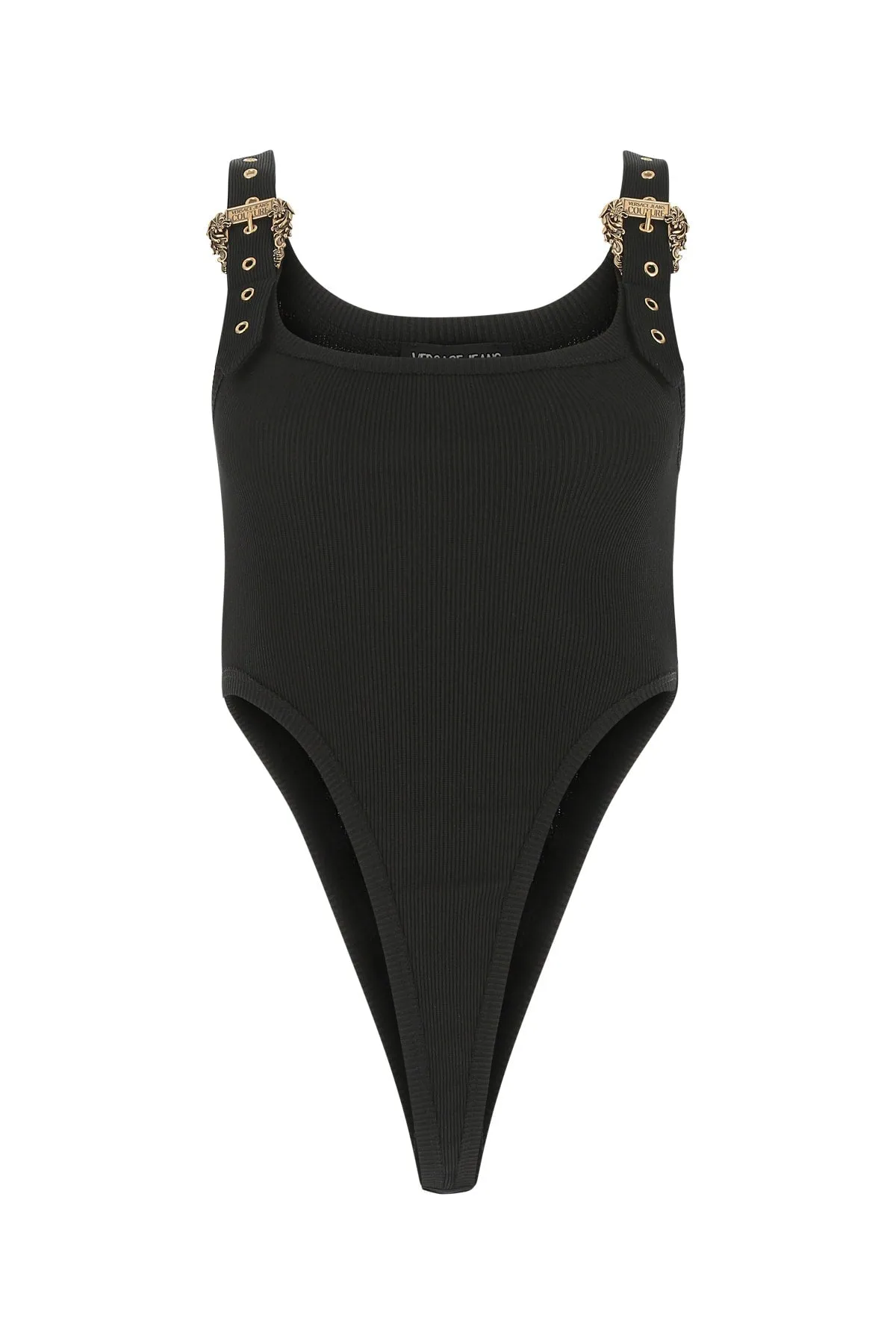 Versace Jeans Couture Baroque Couture I Buckle-Detailed Bodysuit