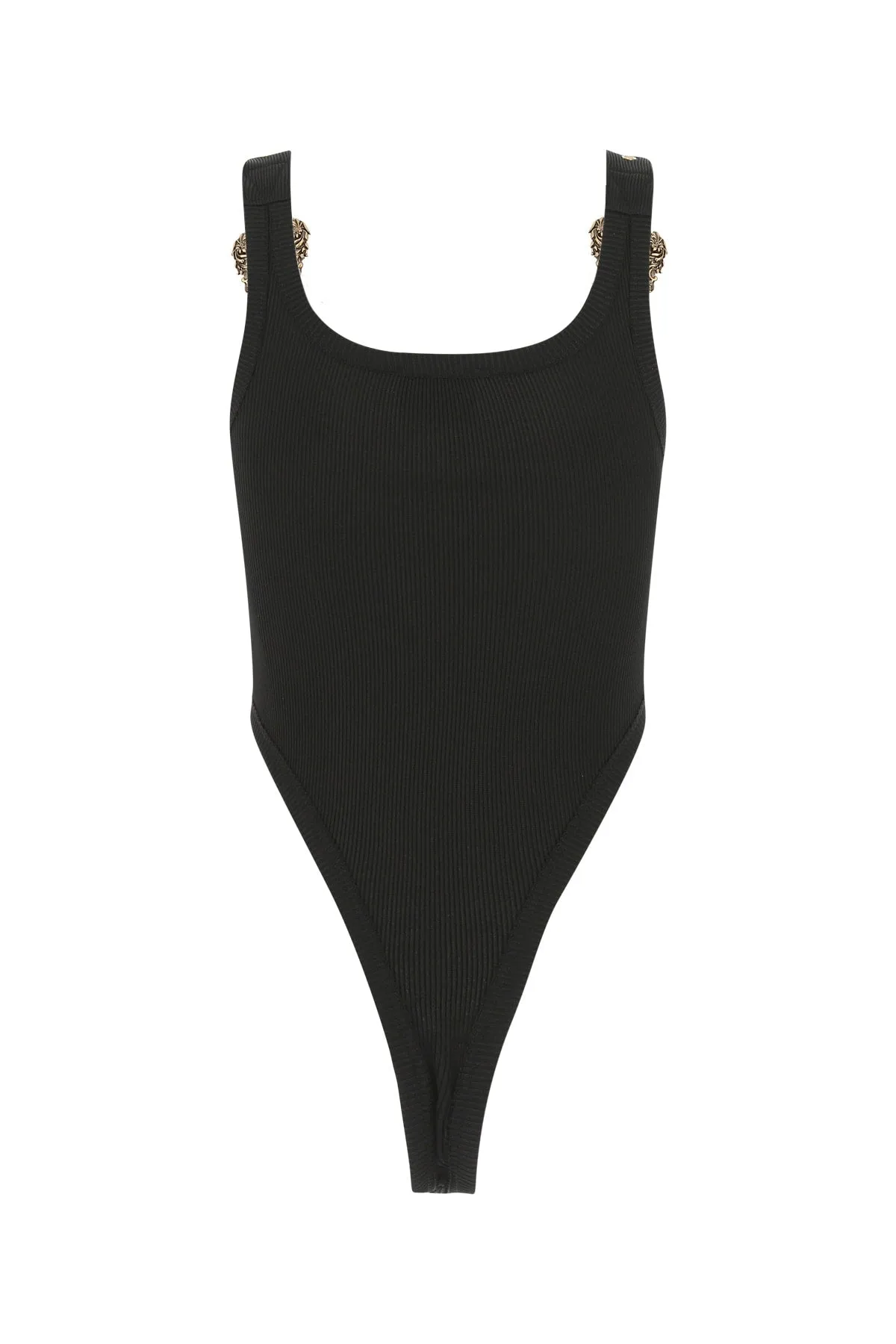 Versace Jeans Couture Baroque Couture I Buckle-Detailed Bodysuit