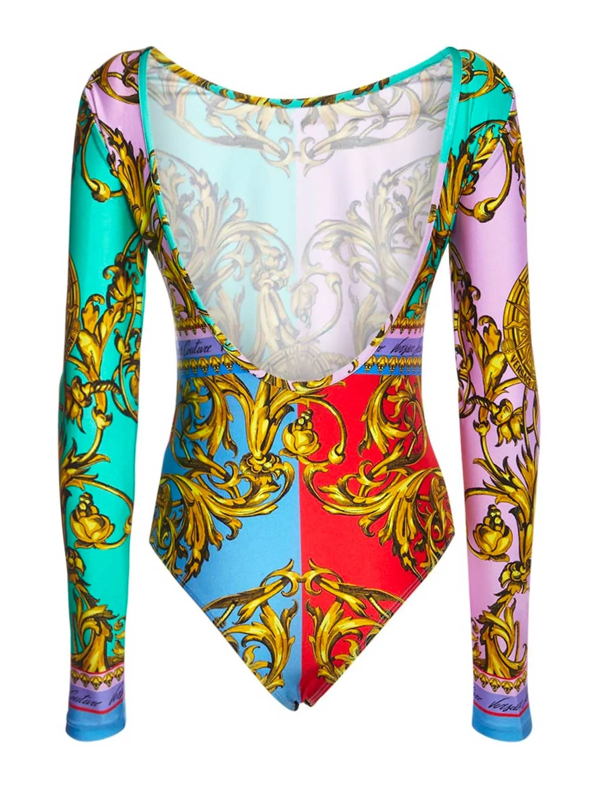 Versace Jeans Couture Baroque Printed Bodysuit