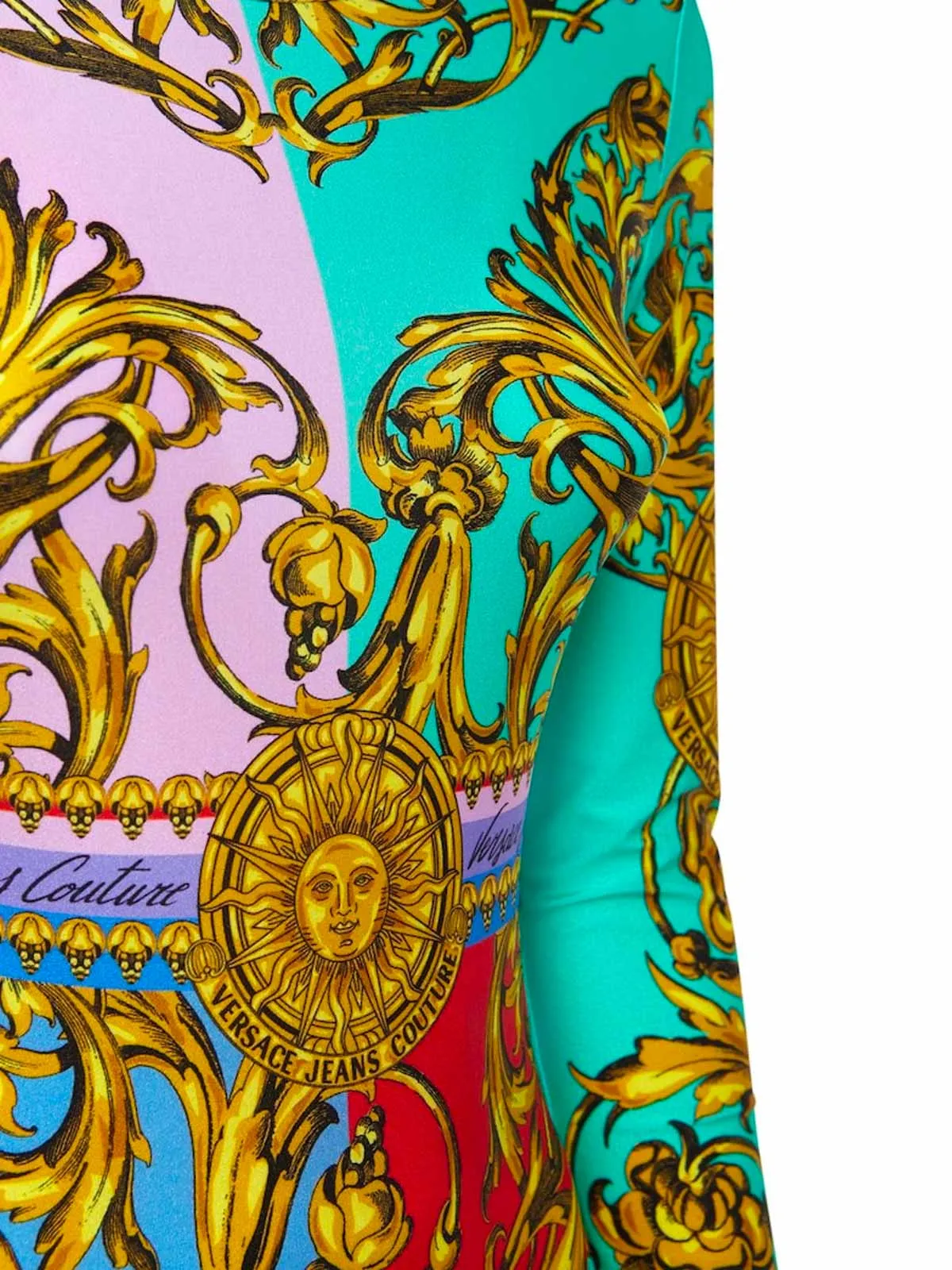 Versace Jeans Couture Baroque Printed Bodysuit