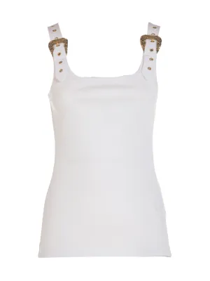 Versace Jeans Couture Buckle-Detailed Tank Top