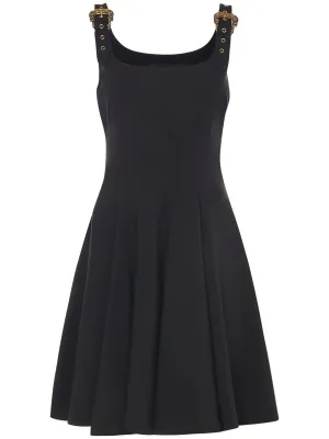 Versace Jeans Couture Buckle-Strap Mini Dress