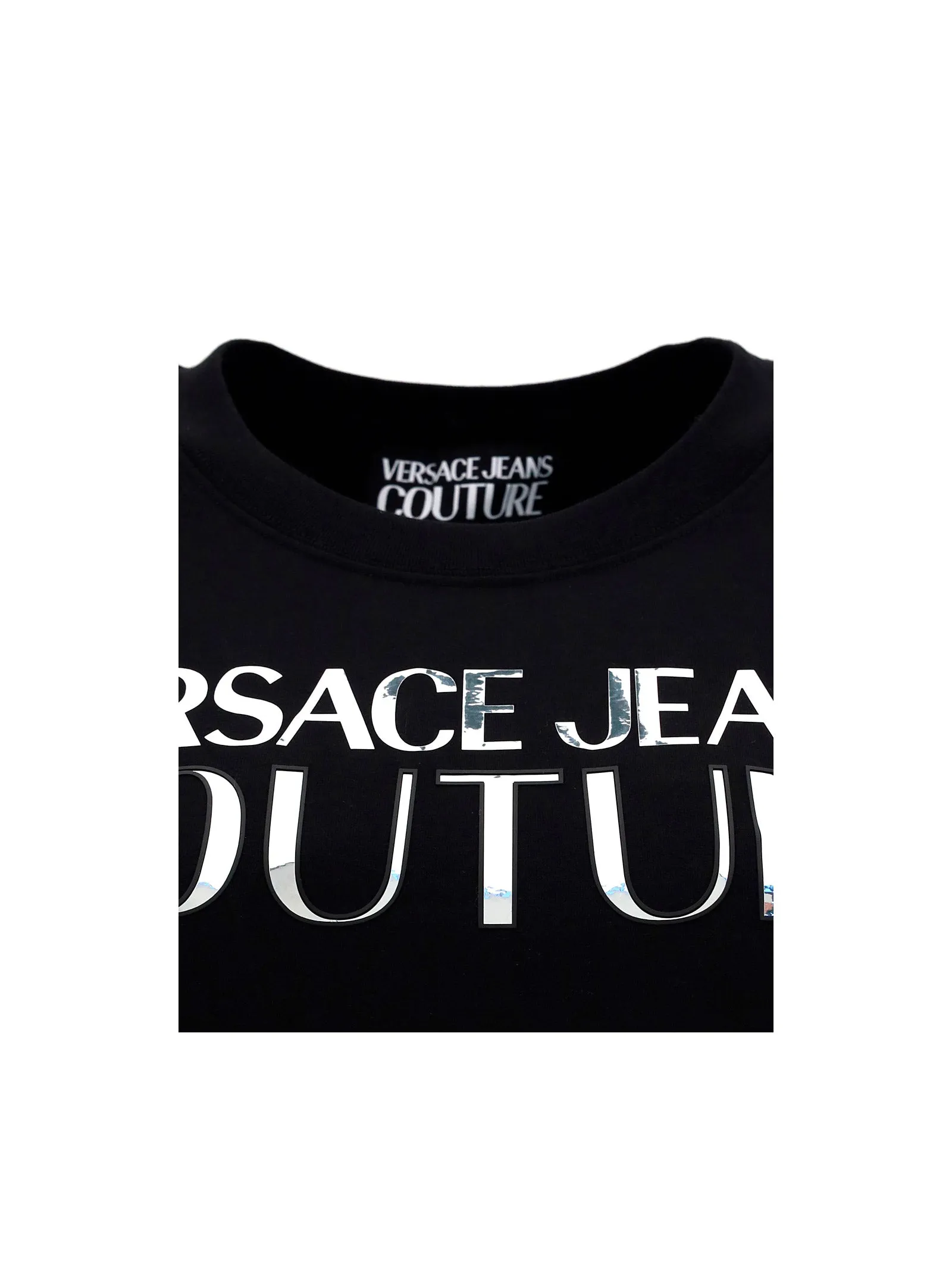 Versace Jeans Couture Logo Detailed Crewneck T-Shirt