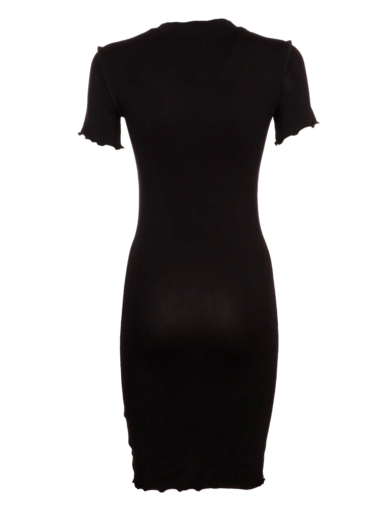 Versace Jeans Couture Logo Embroidered Crewneck T-Shirt Dress